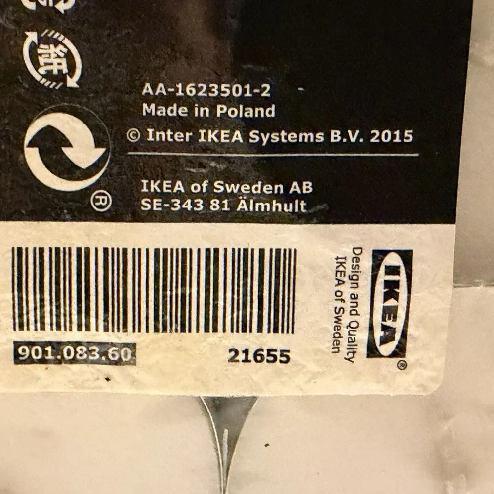 IKEA GLIMMA 24 Pack Tea Light Candles Large Unscented 9 Hour Burn White New